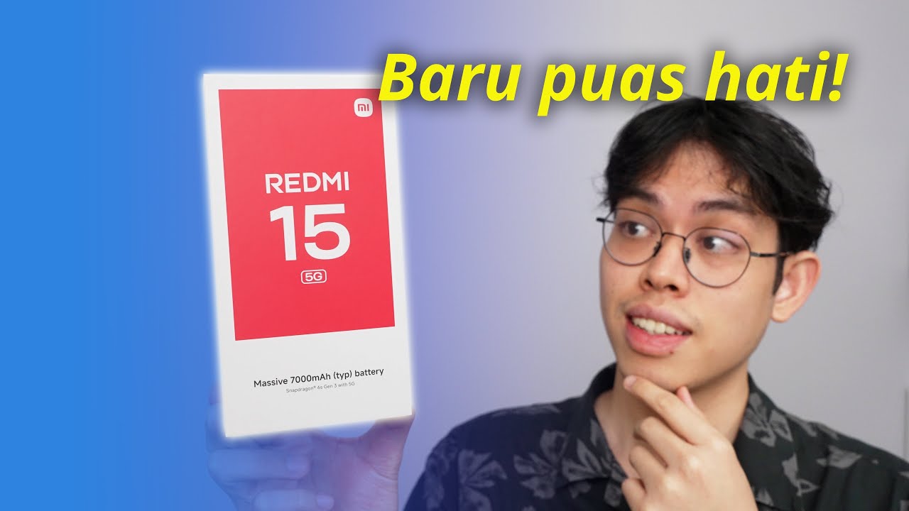 Fon bajet  REDMI kalini memang  puas hati guna! - Xiaomi REDMI 15 5G