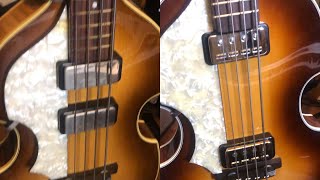 Beatles B And Learning To Play Left Handed With Hofner & Rickenbacker