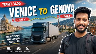 Venice to Genoa 🇮🇹 | Ultimate Italian Truck Road Trip Through Mountains, Tunnels & Coastal Highways
