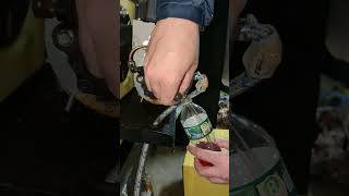 Restarting a furnace that ran out of oil