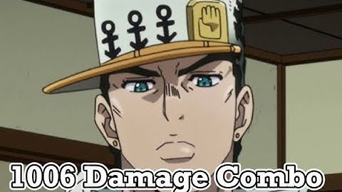 Jotaro Part 4 TOD 100% Combo (All Star Battle R)