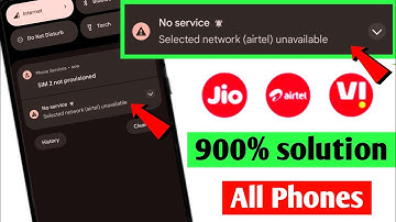🚫no service selected network airtel unavailable | how to fix no service selected network unavailable