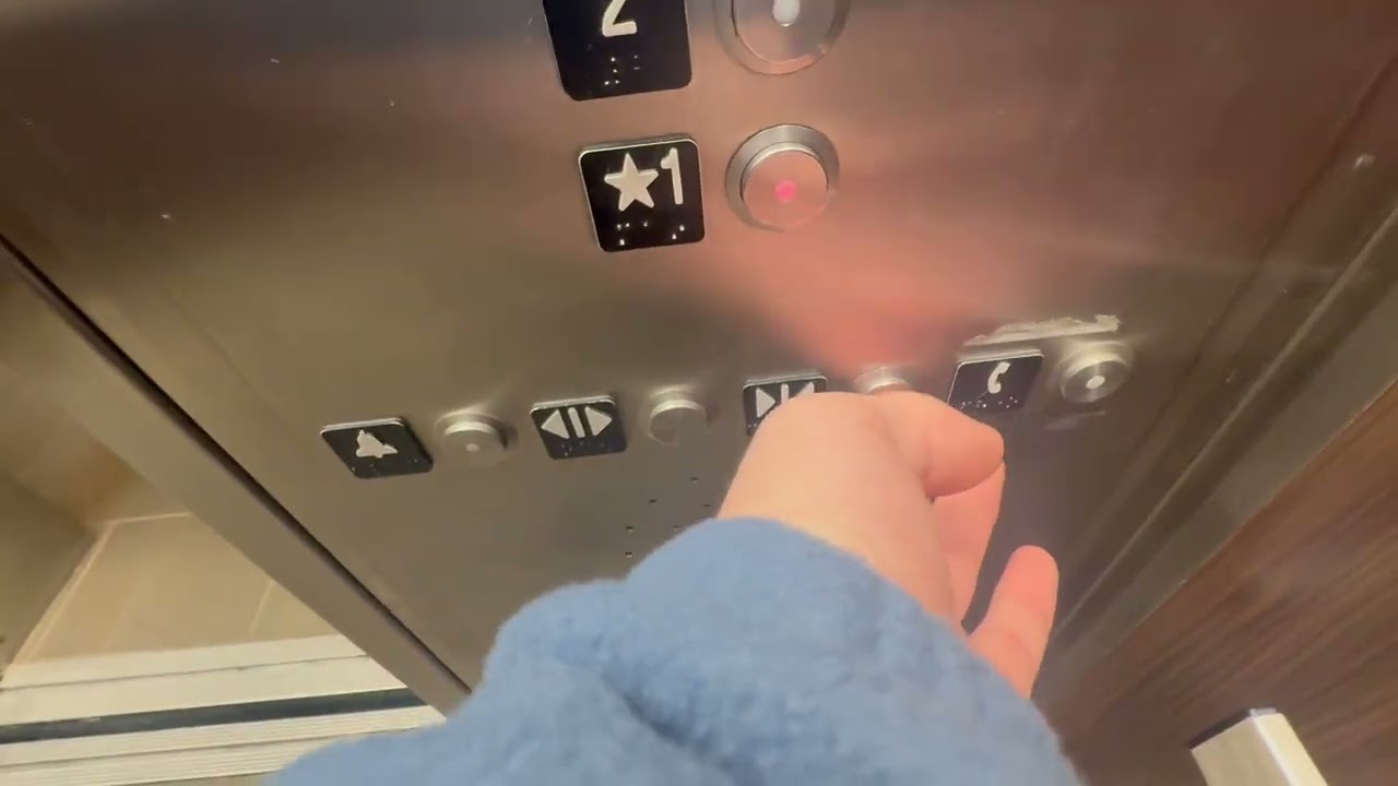 Schindler HT 400A traction elevator the Easton Town Center Fenlon Square Garage￼￼￼ in Columbus, OH ￼