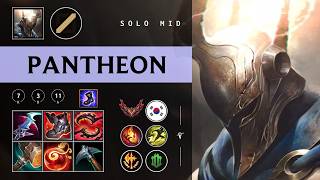 Pantheon Mid vs Twisted Fate - KR Grandmaster Patch 26.05