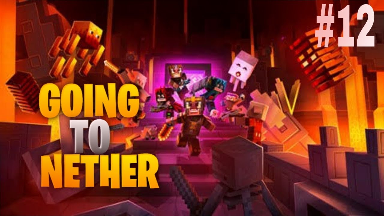 Going To Nether | Minecraft PE Survival series #12 - YouTube