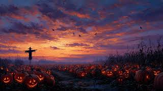 Moody Scarecrow Pumpkin Patch | 4K Halloween Frame TV Art for Samsung Frame TV