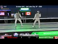 Final  - Cadet Men's Foil  - (Wang v Budovskyi) - October NAC - Salt Lake City, UT - 2025