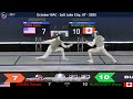 Final  - Cadet Men's Foil  - (Wang v Budovskyi) - October NAC - Salt Lake City, UT - 2025
