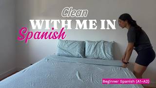 Learn Spanish with Me Household Chores Vocabulary Beginner Spanish A1-A2