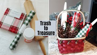 Rolling Pin Decor_ Thrift Flip || Trash to Treasure Christmas DIY