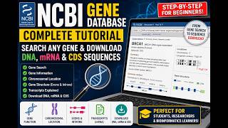 NCBI course l Gene Database complete tutorial gene search,Gene structure & gDNA, mRNA, CDS download 
