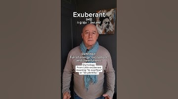 How to pronounce Exuberant! English Pronunciation, Meaning, Synonyms, Etymology, and Examples!
