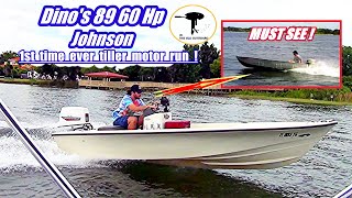 89 60 Hp Johnson Tweaking / Test Runs - Then This Happens! #outboardrepairand