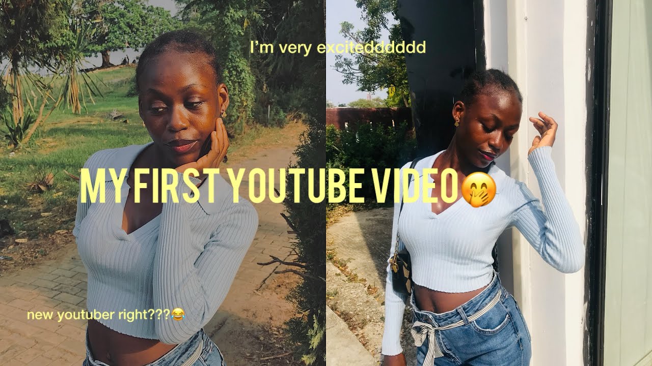 My First YouTube Video. Yayyyyy🫶🏽💫