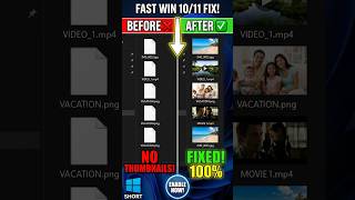 Fix Video & Image Thumbnails Not Showing in Windows 10/11 | Enable Thumbnail Preview