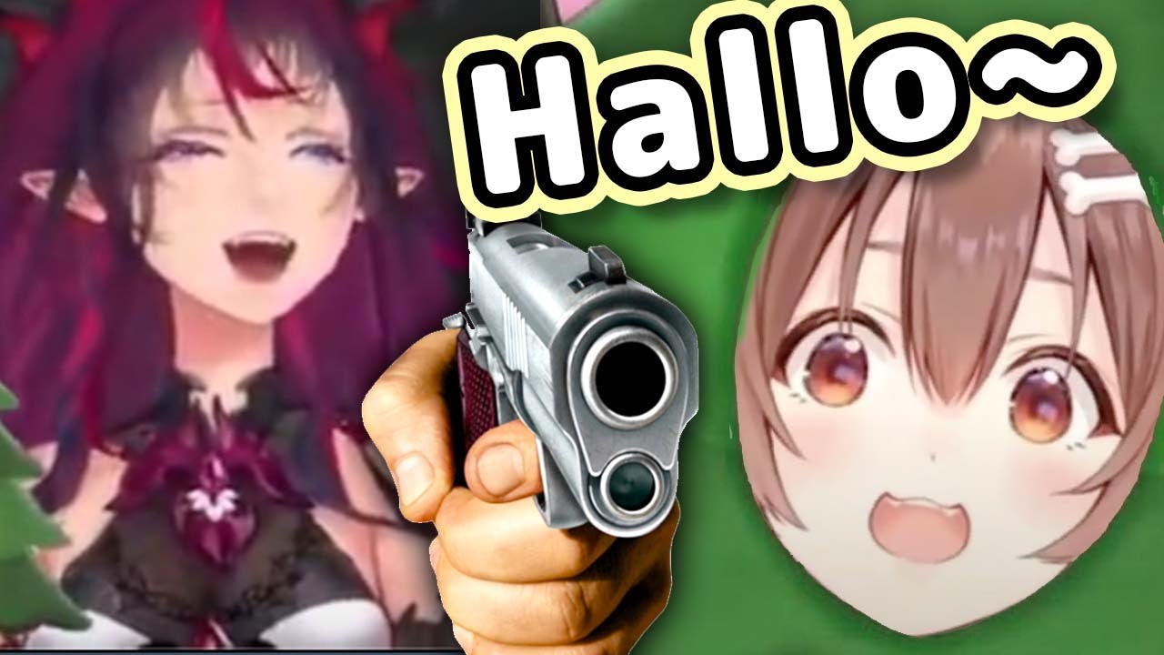 IRyS Greets Korone With Friendly Fire 【ENG Sub/Hololive】