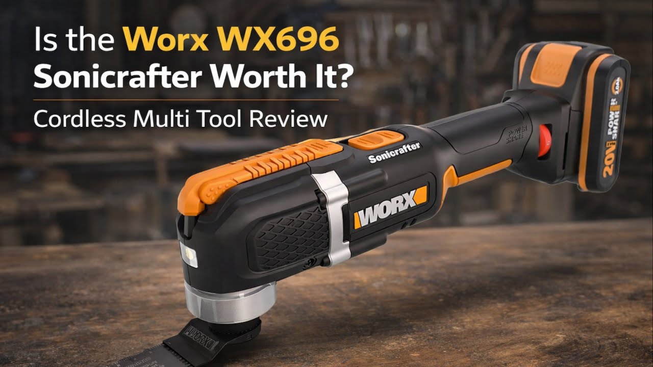 Стоит ли покупать аккумуляторный многофункциональный инструмент Worx WX696 Sonicrafter? Обзор.