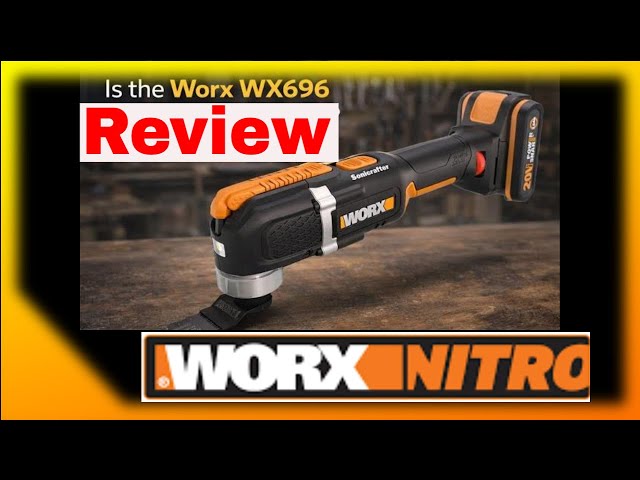 WORX WX696.9 Accu-multifunctioneel gereedschap – elektrisch 20 V gereedschap voor snijden, zagen, slijpen & meer, zonder accu en oplader