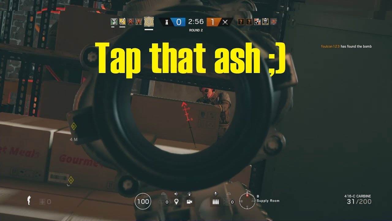 Tap that ash ;) | Rainbow Six Siege - YouTube