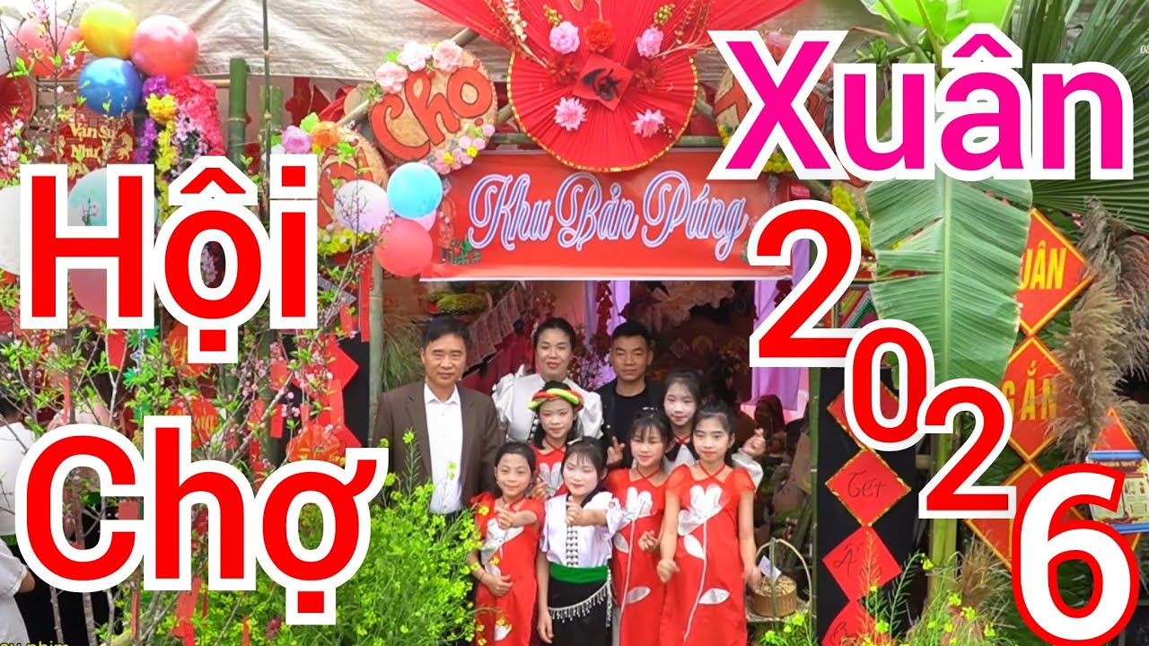 Hội chợ xuân 2026  - Gian hàng của khu bản púng - Trường TH&THCS CHIỀNG VE