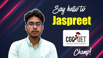 Meet Jaspreet: CGCUET Topper | His Journey to CGC Mohali Begins!  #cgcmohali