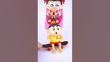 Satisfying with Unboxing & Review Crayon Shin-chan, Nezha Toys Videos!
