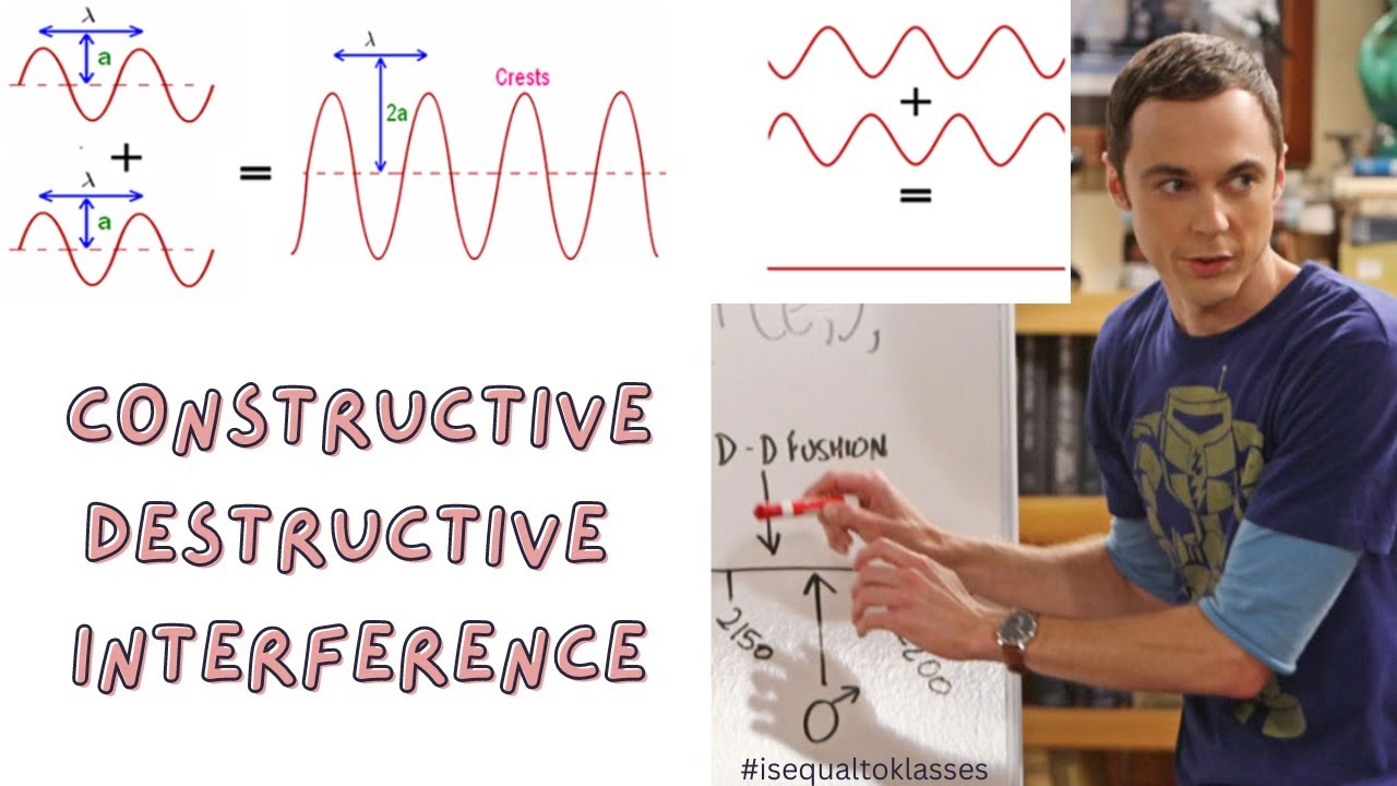 Sheldon Cooper Explains Constructive and Destructive Interference - YouTube