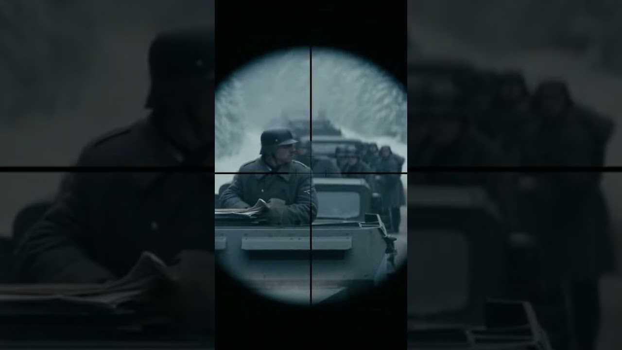 The Sniper Who Froze the Column During the Pause — WW2