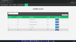 Angular app with Spring Boot API and MySQL