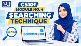 Module 04 -  Searching Techniques | CS101 | Virtual University of Pakistan | Sheikh Zunair