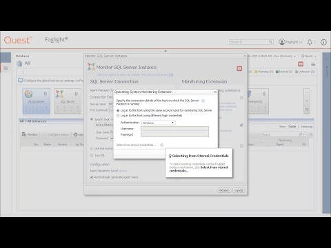 Creating a SQL Server Connection in Foglight