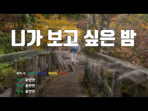 [은성반주기] 니가보고싶은밤 - 윤딴딴 /MR/가사