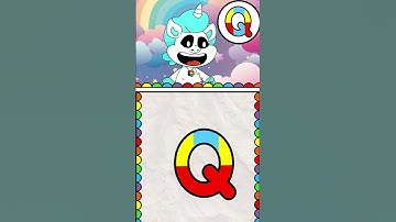 Smiling Critters game painting Q word color #short #smilingcritters