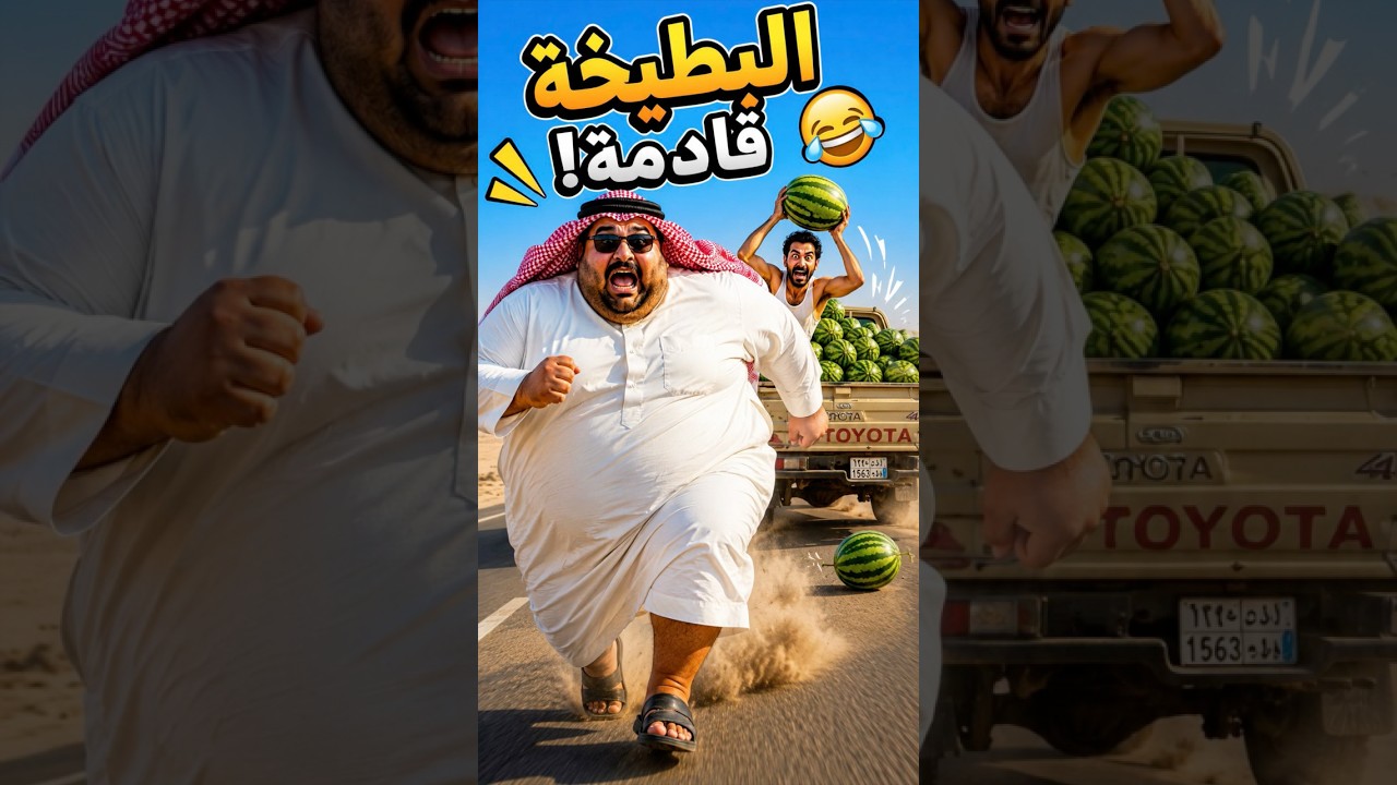 قفزة فريخ الفيل دمرت شاص البطيخ! 🍉😂 (راعي الشاص انجلط) #راعي_الشاص