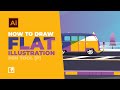 How to Draw Flat Illustration with Adobe Illustrator CC