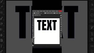 Stretched Text Effect in Photopea #shorts