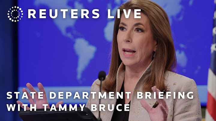 LIVE: State Department briefing with Tammy Bruce