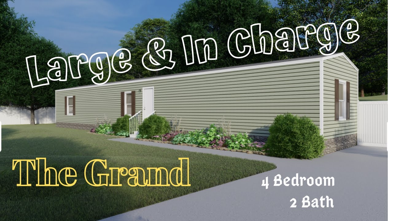 The Grand | 4 Bdrm 2 Bth Singlewide | Mobilehomediva - Youtube