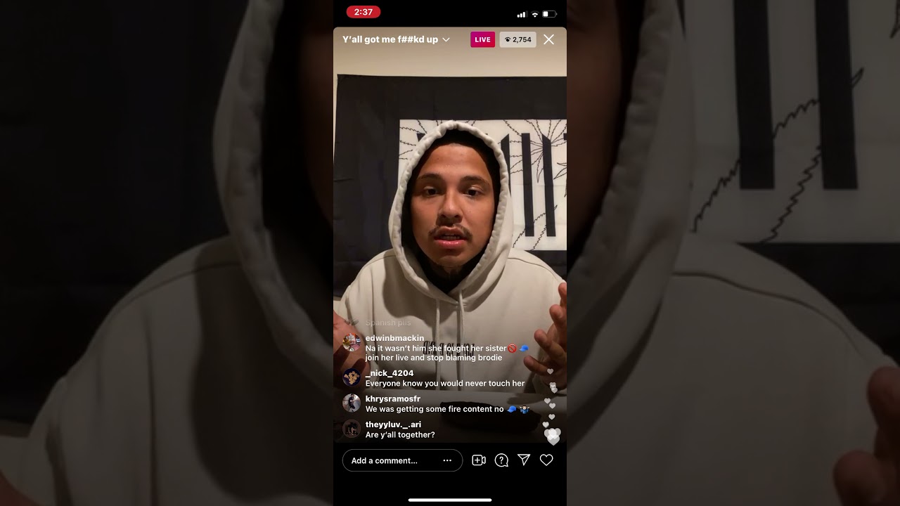 Mr.Thc goes on IG live Talks abt FAKE! Rumor’s
