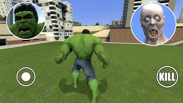 I BECAME a HULK vs SCP-096 in Garry