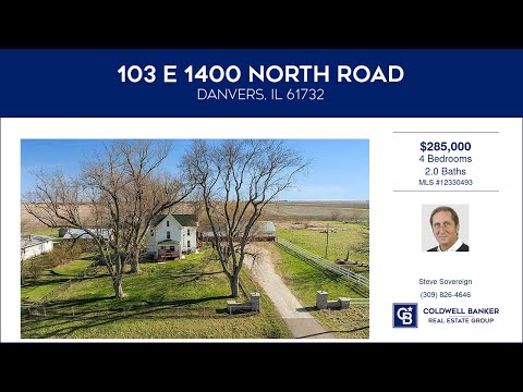 103 E 1400 North Road, Danvers, IL home video tour