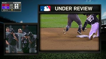 ARI@COL: Blackmon gets Gosselin after call overturned