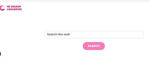 ReSearchConverter.com browser hijacker (removal guide).