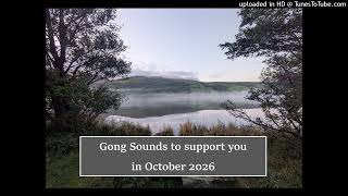 Gong meditation and relaxation for October 2026