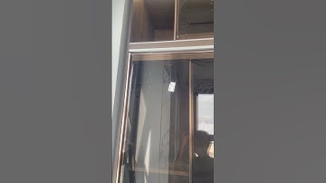 Led tủ áo cánh kính lùa kết hợp cảm biến mở cánh