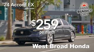 It's the Honda Summer Event at West Broad Honda!
