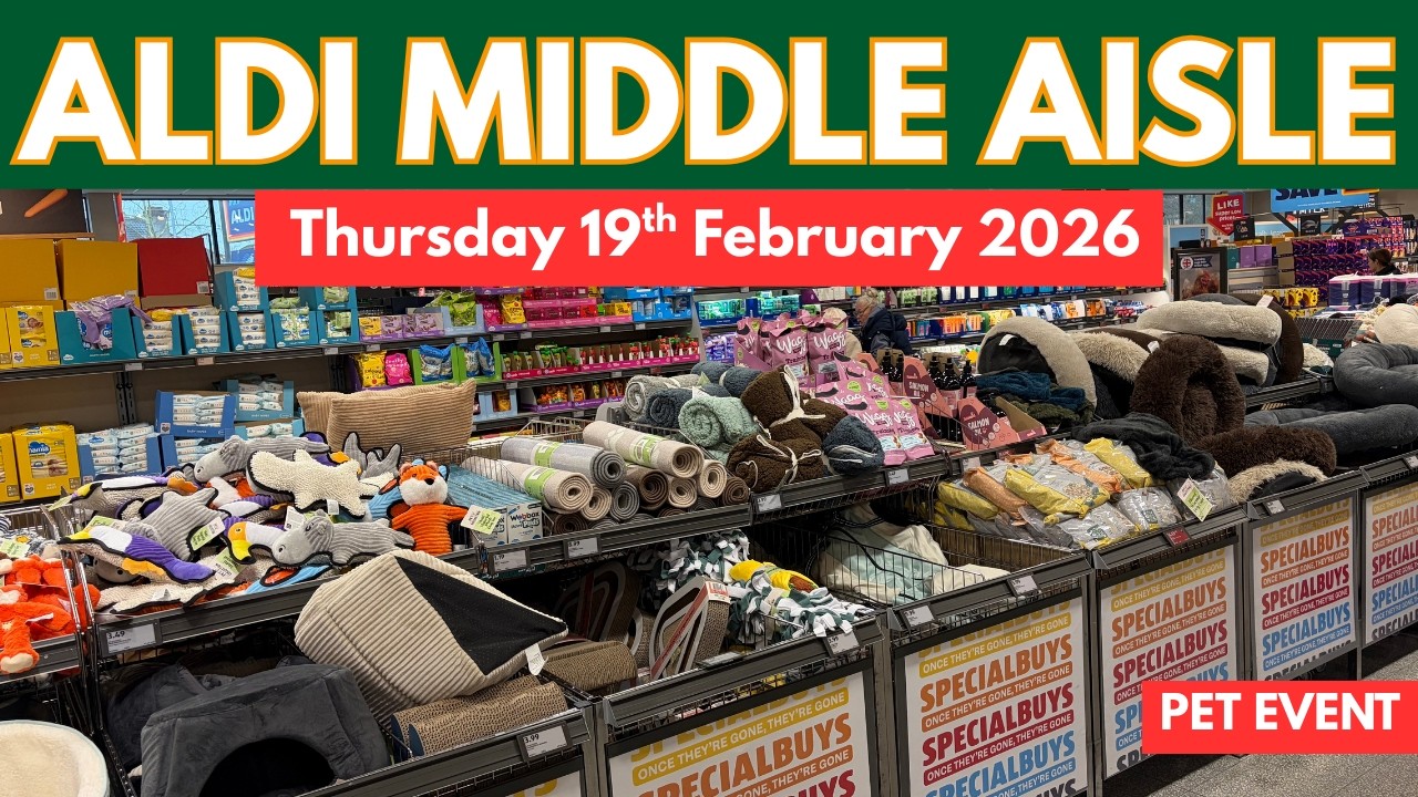 ALDI MIDDLE AISLE TOUR | 19th Feb 2026 | This week's BEST Specialbuys, Bargains & Hidden Gems!