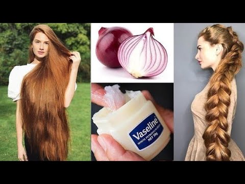 How To Use Vaseline And Onion To Grow Hair 2cm A Day Very Fast |