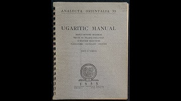 Ugaritic Manual #cuneiform #astronomy #akkad #semitic #languages #language #books