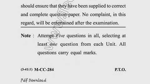 2017 Dcrust MSc Physics 3rd Sem Characterization of Material Question Paper